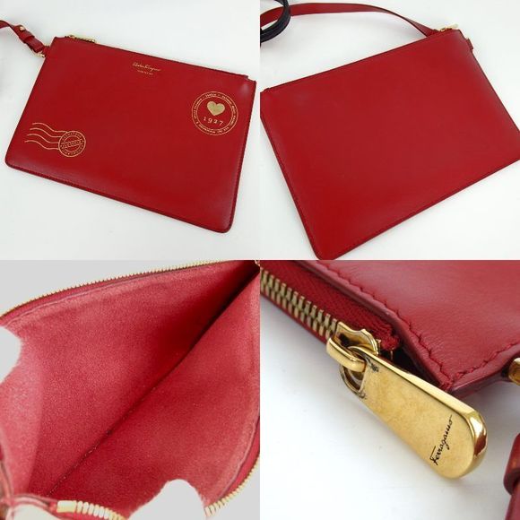 Auth Salvatore Ferragamo Gancini Tote #88504S11 - Picture 12 of 12